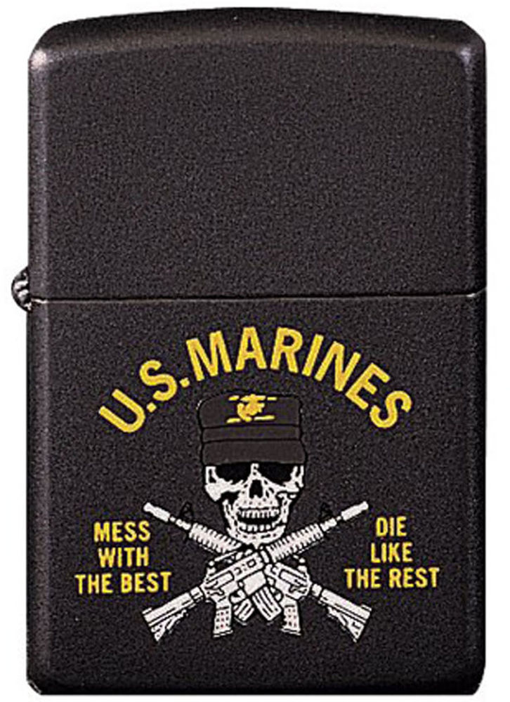 Bật lửa Zippo Marines ''Mess With The Best'" Lighter