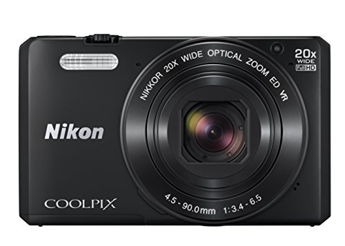 Nikon Coolpix S7000 16 MP Digital Camera with 20x Optical Image Stabilized Zoom 3-Inch LCD (Black)
