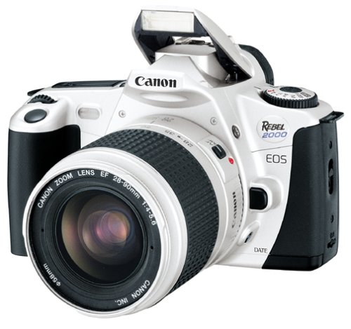 Canon EOS Rebel 2000 Silver Date 35mm FILM SLR Camera Deluxe Kit with 28-90mm Lens (Discontinued by Manufacturer)