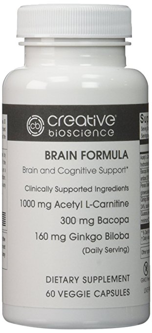 Thực phẩm chức năng Creative Bioscience Brain Formula, 60 viên