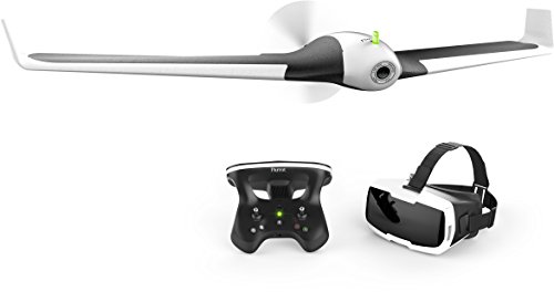 Parrot Disco FPV – Easy to fly fixed wing drone, up to 45 minutes of flight time, 50 mph top speed, FPV goggles