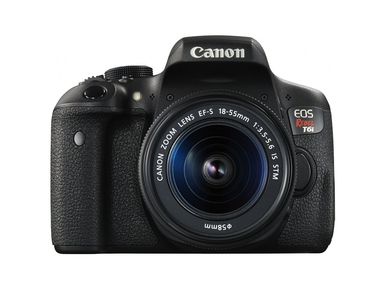 Canon EOS Rebel T6i Digital SLR with EF-S 18-55mm IS STM Lens - Wi-Fi and NFC Enabled (Certified Refurbished)