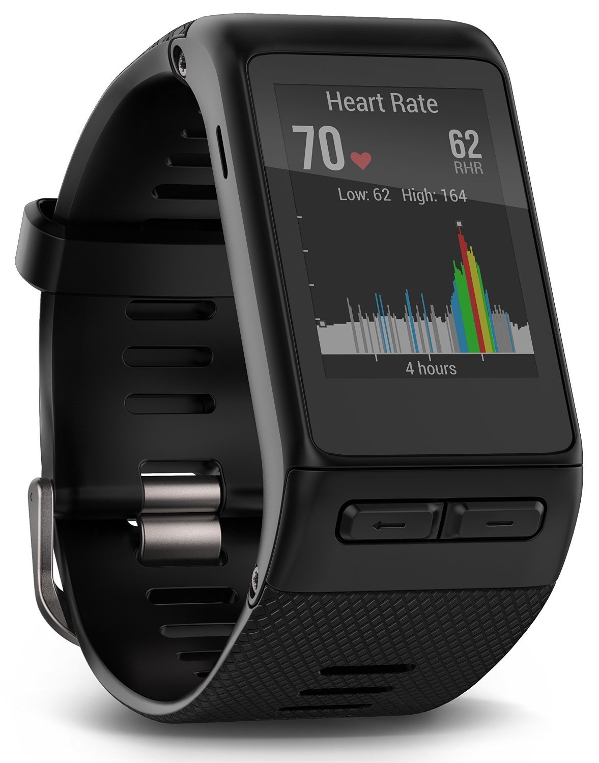 Đồng hồ Garmin Vívoactive HR GPS Smart Watch, Regular fit - Black (Certified Refurbished)
