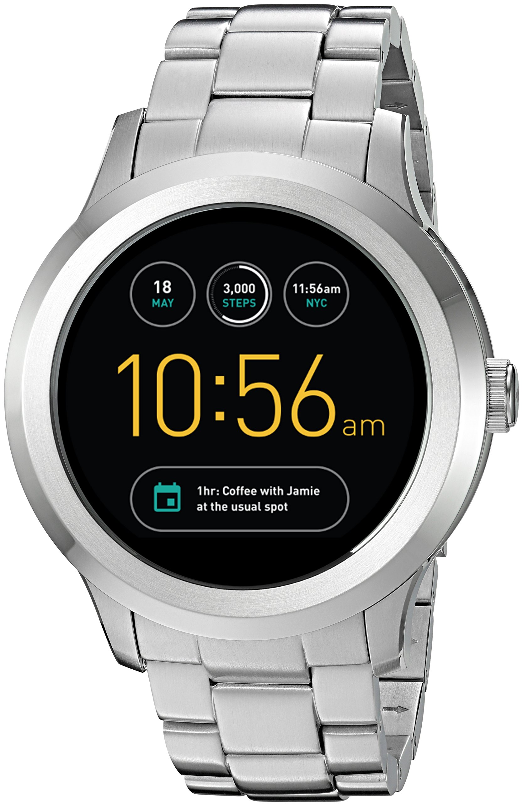 Đồng hồ Fossil Q Founder Gen 2 Stainless Steel Touchscreen Smartwatch FTW2116