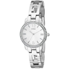 Đồng hồ GUESS Women's U0568L1 Iconci Silver-Tone Logo Watch with Genuine Crystals & Self-Adjustable Links