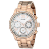 Đồng hồ GUESS Women's U0559L3 Sporty Rose Gold-Tone Stainless Steel Watch with Multi-function Dial and Pilot Buckle