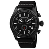 Akribos XXIV Chronograph Black Dial Black Ion-plated Men's Watch AK705BK