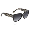 Dior Flanellef Grey Gradient Rectangular Ladies Sunglasses DIORFLANELLEF 2X556HD 56 DIORFLANELLEF 2X556HD 56