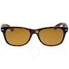 Ray Ban Ray-Ban New Wayfarer Classic Sunglasses - Tortoise/Brown RB2132 710 55 RB2132 710 55-18