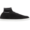Fendi Men's Italian Luxury Sport Shoes Black Socks Sneakers 7E1058-A1GI-F07LV