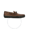 Tod's Men's Boat Shoes in Dark Natural XXM0YR00050BRXS003