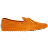 Tod's Men's Orange Suede Loafers XXM0GW05470RE0G812