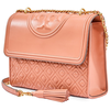 Tory Burch Fleming Convertible Leather Shoulder Bag- Tramonto 43833-235