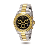 Invicta Speedway Chronograph Black Dial Two-tone Men's Watch 7028