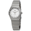 Omega Constellation Manhattan Quartz Diamond Silver Dial Ladies Watch 131.15.28.60.52.001