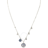Swarovski Lucy Round Rhodium-Plated Necklace 5370500