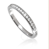 Tiffany & Co. Ladies  Diamond Wedding Band, Size  7 18409011
