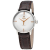 Rado Coupole Classic Silver Dial Automatic Ladies Leather Watch R22862725