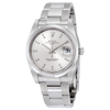 Rolex Oyster Perpetual Date 34 Silver Dial Stainless Steel Bracelet Automatic Men's Watch 115200SSO