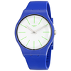 Swatch Bluesounds White Dial Men's Silicone Watch SUON127