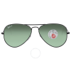 Ray Ban Aviator Green Polarized Lens 58mm Men's Sunglasses RB3025 002/58 58-14 RB3025 002/58 58-14