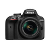 Nikon D3400 DSLR Camera w/ AF-P DX NIKKOR 18-55mm f/3.5-5.6G VR Lens - Black (Certified Refurbished)