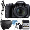 Canon PowerShot SX530 + 32GB SDHC Class 10 High Speed Memory Card, Full Size Tripod, Camera Case, Reader , Table Top Tripod and More