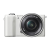 Sony Alpha a5000 Mirrorless Digital Camera with 16-50mm OSS Lens (White)