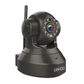 UOKOO Pan/Tilt/Zoom Wireless IP Security Surveillance Camera System 720p HD Night Vision Remote Viewing Black C7837