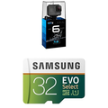 Máy quay phim và thẻ nhớ GoPro HERO6 Black and Samsung 32GB Memory Card with Adapter