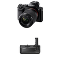Sony a7 Full-Frame Interchangeable Digital Lens Camera - Body Only with VGC1EM Digital Camera Battery Grips