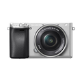 Sony Alpha a6300 Mirrorless Digital Camera with 3" LCD, SIlver (ILCE6300L/S) w/ 16-50 Lens