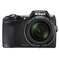 Nikon COOLPIX L840 Digital Camera with 38x Optical Zoom and Built-In Wi-Fi (Black) (Certified Refurbished)