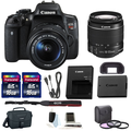 Canon Rebel T6i DSLR Camera with 18-55mm Lens and Accessories (5 items)