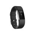 Đồng hồ Fitbit Charge 2 Heart Rate + Fitness Wristband, Black, Large (US Version)