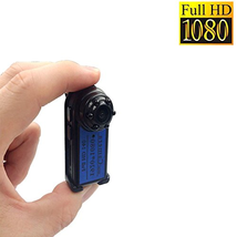 Máy quay giám sát Zarsson Mini Spy Hidden Camera, Portable 1080P Nanny Cam DV Recorder with Motion Detection & Night Vision & 140 Degrees View Angle Video Recording (a 8GB Micro SD Card Included)