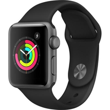 Apple Watch Series 3 - GPS - Space Gray Aluminum Case with Gray Sport Band - 42mm