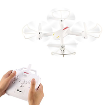MJX x708 12.4" Cyclone Racing RC Drone 2.4GHz 4CH 6-axis Gyro One Key Take on/off Headless Mode Brushed RTF White