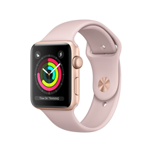 Đồng hồ Apple Watch Series 3 GPS 42mm, Gold Aluminum Case with Pink Sand Sport Band