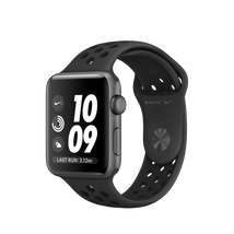 Đồng hồ Apple Watch Nike+ GPS Series 3, 38mm Space Gray Aluminum Case with Anthracite/Black Nike Sport Band - Gray