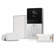 DING WiFi Video Doorbell & 6-Month Cloud Storage - Smart Home Hub and WiFi Extender and 2 Pack Door/Window Sensors - All Inclusive Bundle