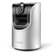 Zmodo 1.0 Megapixel 1280 x 720 Pan & Tilt Smart Wireless IP Network Security Camera Easy Remote Access Two-way Audio - Cloud Service Available