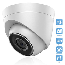 IP POE Camera, Savvypixel 4.0MP Security Dome Camera, Waterproof Outdoor & Indoor Surveillance Camera With Day & Night Vision