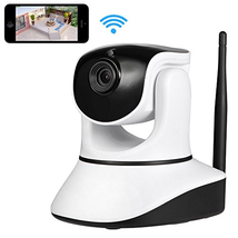UOKOO Home Security Camera,720P WiFi Security Camera Internet Surveillance Camera Built-in Microphone, WiFi Security IP Camera with iOS/Android App,Pan/Tilt with 2-Way Audio