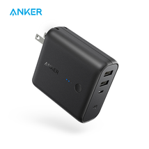 Anker PowerCore Fusion 5000 2-in-1 Portable Charger and Wall Charger, AC Plug with 5000mAh Capacity, PowerIQ Technology