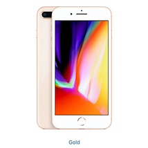 Apple iPhone 8 Plus 5.5", 256 GB, GSM Unlocked, Gold