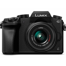 Máy ảnh PANASONIC LUMIX G7 4K Mirrorless Camera, with 14-42mm MEGA O.I.S. Lens, 16 Megapixels, 3 Inch Touch LCD, DMC-G7KK (USA BLACK)