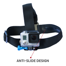 Dây đeo đầu cho máy quay Head Strap Mount for GoPro Cameras - Headband Harness + Aluminum Thumbscrew