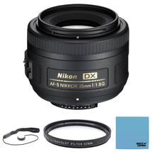 Ống kính Nikon AF-S DX NIKKOR 35mm f/1.8G Lens with Auto Focus for Nikon DSLR Cameras