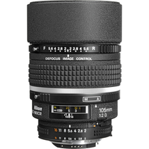 Ống kính Nikon AF FX DC-NIKKOR 105mm f/2D Telephoto Lens with Auto Focus for Nikon DSLR Cameras